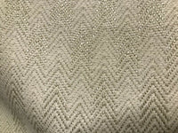 Countess Claire Designer Upholstery Herringbone Chevron Pattern Tweed Fabric -Beige Natural - Fancy Styles Fabric Pierre Frey Lee Jofa Brunschwig & Fils