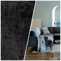 NEW! Designer Super Thick And Soft Chenille Velvet Fabric - Upholstery Grey BTY - Fancy Styles Fabric Pierre Frey Lee Jofa Brunschwig & Fils