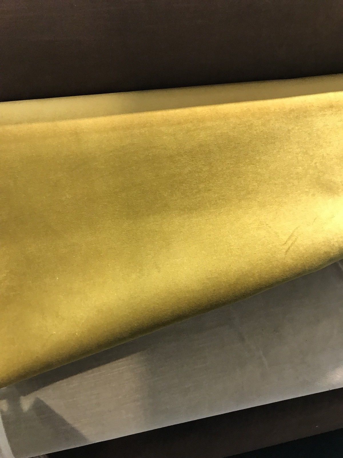 Designer Upholstery Velvet Fabric - Autumn Yellow - Interior Design - Fancy Styles Fabric Pierre Frey Lee Jofa Brunschwig & Fils