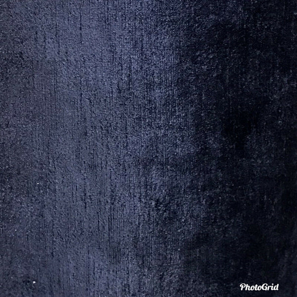 Designer Heavyweight Upholstery Velvet Fabric - Midnight Blue - Fancy Styles Fabric Pierre Frey Lee Jofa Brunschwig & Fils