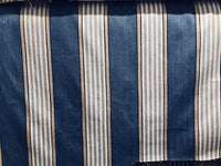 NEW Cotton French Stripes Upholstery Fabric - Heavyweight - Blue - Fancy Styles Fabric Pierre Frey Lee Jofa Brunschwig & Fils