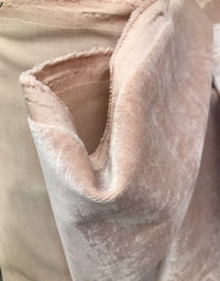NEW! Designer Upholstery Velvet Fabric With Antique Sheen - Ballet Pink - Fancy Styles Fabric Pierre Frey Lee Jofa Brunschwig & Fils