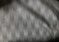 Countess Claire Designer Upholstery Herringbone Chevron Pattern Tweed Fabric -Blue-Gray - Fancy Styles Fabric Pierre Frey Lee Jofa Brunschwig & Fils