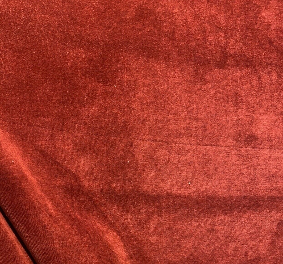 NEW! Designer Soft Heavy Weight Cotton Velvet Fabric -Burnt Red - Upholstery BTY - Fancy Styles Fabric Pierre Frey Lee Jofa Brunschwig & Fils