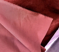 NEW Designer Velvet Upholstery And Drapery Fabric- Rust Red- Lightweight - Fancy Styles Fabric Pierre Frey Lee Jofa Brunschwig & Fils