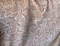 SALE! Designer Velvet Chenille Burnout Fabric - Antique Dusty Peach - Fancy Styles Fabric Pierre Frey Lee Jofa Brunschwig & Fils