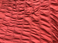 NEW! Lady Vivian 100% Silk Taffeta Ruched And Gathered Drapery Fabric - By The Yard -Red - Fancy Styles Fabric Pierre Frey Lee Jofa Brunschwig & Fils