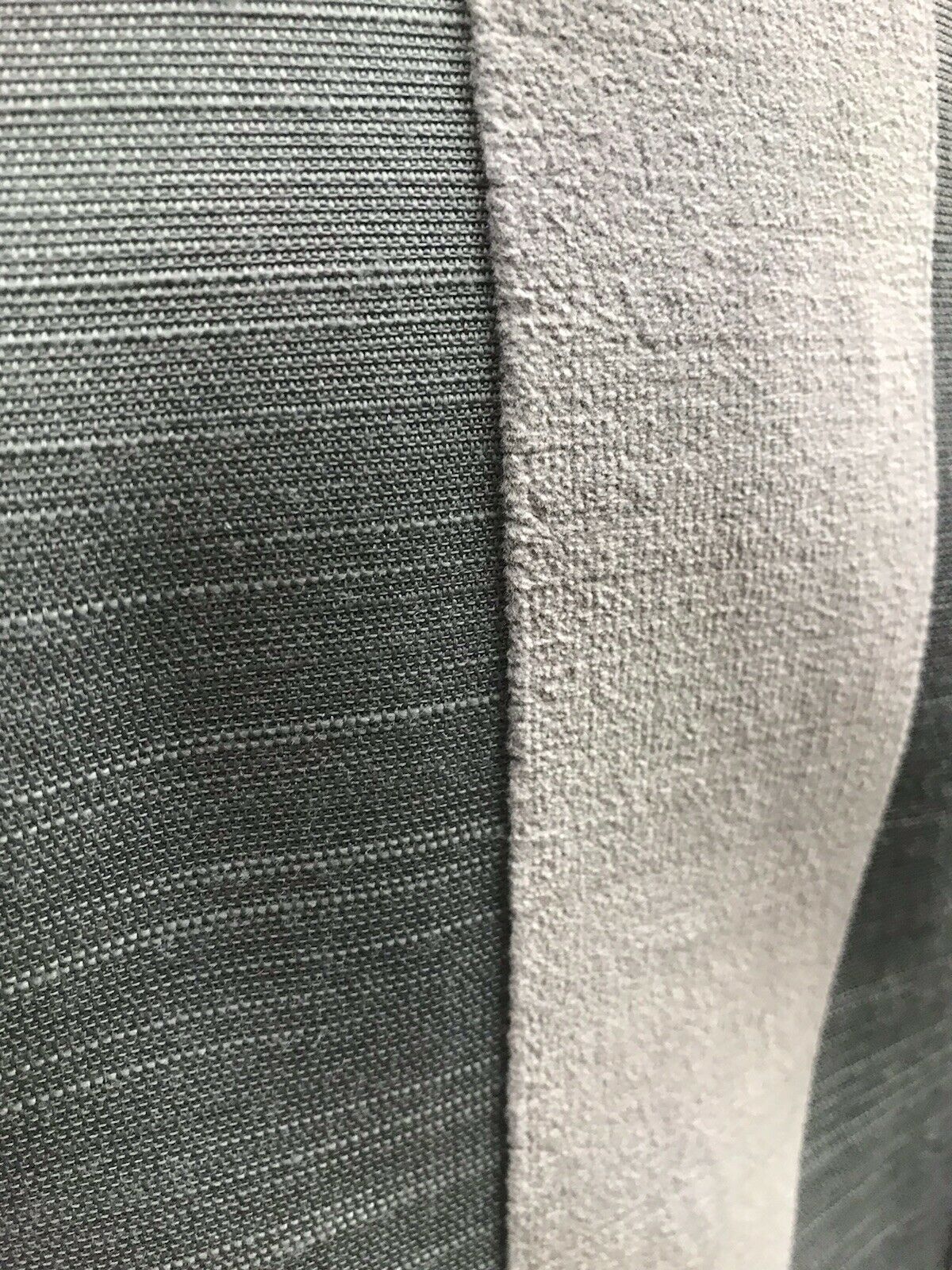 NEW Lady Adriana Designer Velvet Striped Drapery & Upholstery Fabric - Gray BTY - Fancy Styles Fabric Pierre Frey Lee Jofa Brunschwig & Fils