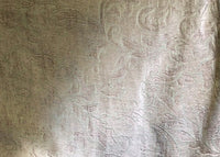 SALE! Designer Velvet Chenille Burnout Fabric - Antique Pink And Aqua - Fancy Styles Fabric Pierre Frey Lee Jofa Brunschwig & Fils