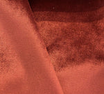 NEW Designer Made In Belgium Upholstery Velvet Fabric- Rust Red - Fancy Styles Fabric Pierre Frey Lee Jofa Brunschwig & Fils
