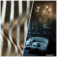 Made In Italy Burnout Damask Chenille Velvet Fabric Stripes - Upholstery - Fancy Styles Fabric Pierre Frey Lee Jofa Brunschwig & Fils