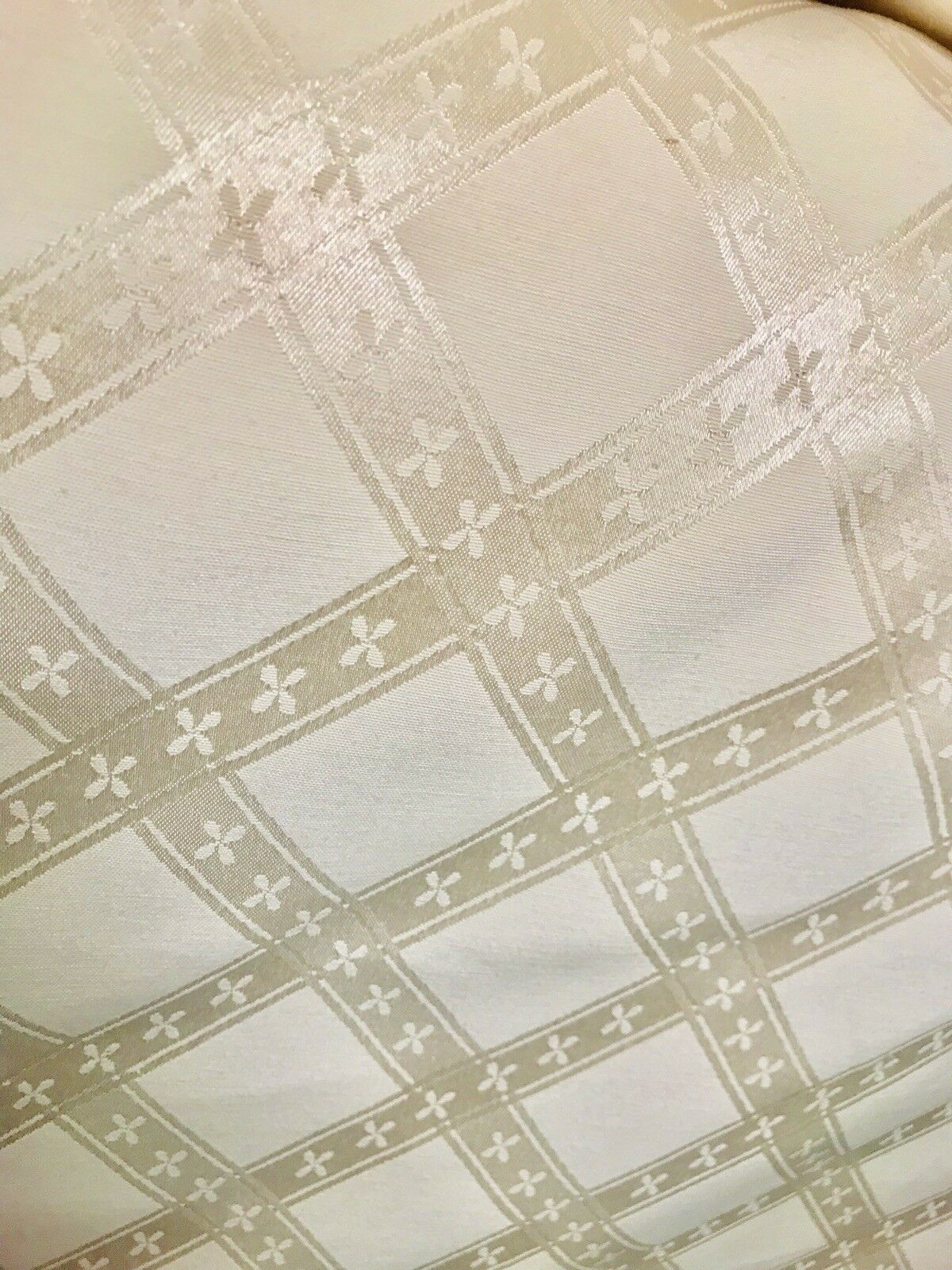 NEW SALE! Lady Beth Designer Brocade Drapery Fabric- Ivory- Upholstery Damask - Fancy Styles Fabric Pierre Frey Lee Jofa Brunschwig & Fils