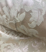 NEW! Designer Brocade Satin Floral Fabric- Antique Rose Gold -By The Yard - Fancy Styles Fabric Pierre Frey Lee Jofa Brunschwig & Fils