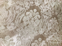 SALE Dophine Elena Designer Brocade Satin Damask Fabric- Antique Rose Gold- By The yard - Fancy Styles Fabric Pierre Frey Lee Jofa Brunschwig & Fils