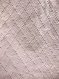 NEW SALE! Queen Rochelle Designer 100% Silk Dupioni Quilted Fabric - Rose Pink LLSUP0001 - Fancy Styles Fabric Pierre Frey Lee Jofa Brunschwig & Fils