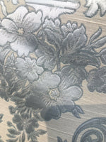 NEW! Lady Valerie Designer Brocade Satin Fabric - Yellow Neoclassical Floral Upholstery Damask - Fancy Styles Fabric Pierre Frey Lee Jofa Brunschwig & Fils