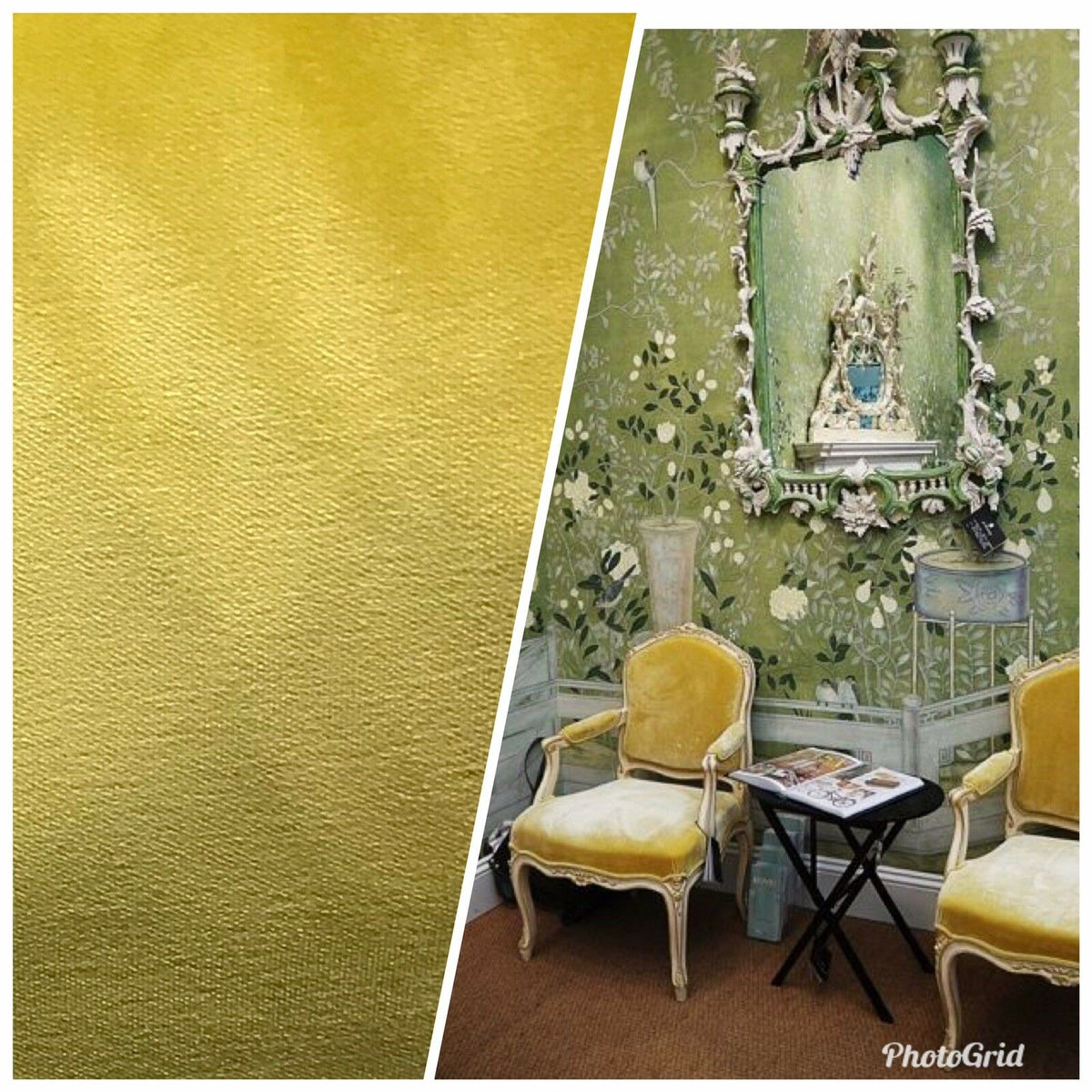 SWATCH 4” x 7” Sample -Heavy Weight Velvet Upholstery Fabric - Soft- Yellow - Fancy Styles Fabric Pierre Frey Lee Jofa Brunschwig & Fils