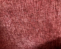 SWATCH Designer Velvet Chenille Burnout Fabric - Antique Raspberry Red - Fancy Styles Fabric Pierre Frey Lee Jofa Brunschwig & Fils