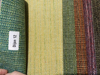 NEW Two-Tone Upholstery Tweed Texture Nubby Fabric -Yellow & Green - Fancy Styles Fabric Pierre Frey Lee Jofa Brunschwig & Fils