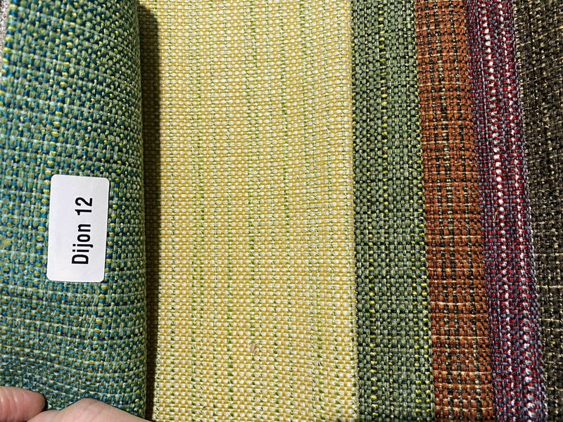 NEW Two-Tone Upholstery Tweed Texture Nubby Fabric -Yellow & Green - Fancy Styles Fabric Pierre Frey Lee Jofa Brunschwig & Fils