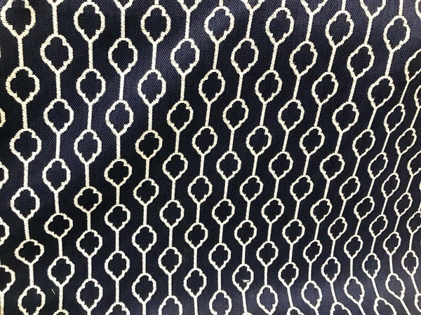 NEW Burnout Linen Inspired Upholstery Fabric- Indigo Blue Navy Geometric - Fancy Styles Fabric Pierre Frey Lee Jofa Brunschwig & Fils