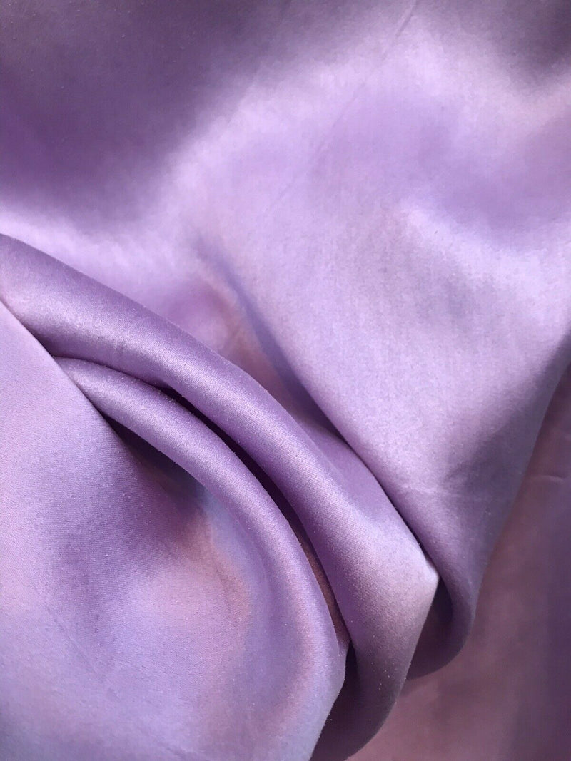 NEW Lavender Lilac Silk Stretch (Sueded) Sandwashed Charmeuse Fabric Sold by yard - Fancy Styles Fabric Pierre Frey Lee Jofa Brunschwig & Fils