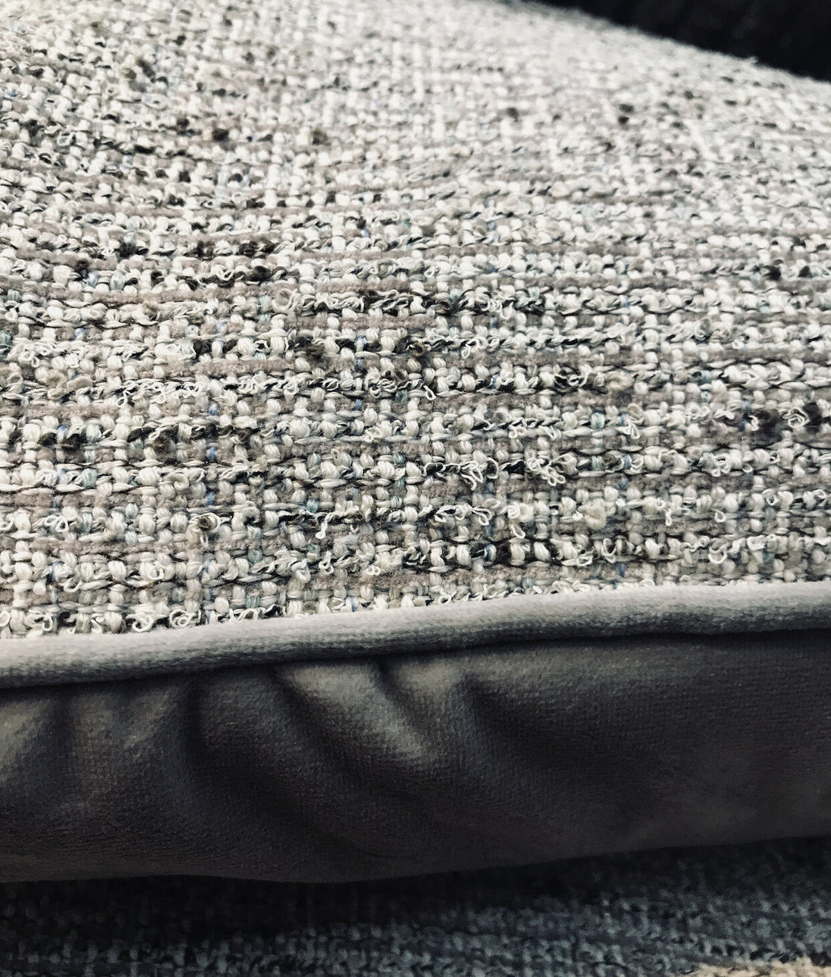 Designer Upholstery Heavyweight Tweed Fabric- Grey Melange- Sold By The Yard - Fancy Styles Fabric Pierre Frey Lee Jofa Brunschwig & Fils