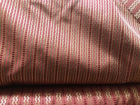 NEW! Lady Rebecca Designer 100% Silk Taffeta Striped Fabric - Red LLSAR0001 - Fancy Styles Fabric Pierre Frey Lee Jofa Brunschwig & Fils