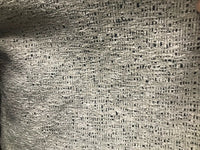 NEW Designer Upholstery Heavyweight Tweed Fabric- Gray White Melange- BTY - Fancy Styles Fabric Pierre Frey Lee Jofa Brunschwig & Fils