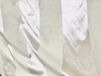 NEW Lady Gabriella Designer Velvet Striped Drapery & Upholstery Fabric - Ivory BTY - Fancy Styles Fabric Pierre Frey Lee Jofa Brunschwig & Fils