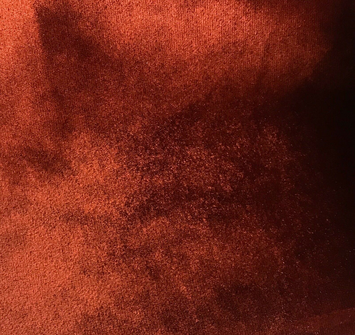 Designer Velvet Upholstery & Drapery Fabric -Rust Orange Red- By The Yard - Fancy Styles Fabric Pierre Frey Lee Jofa Brunschwig & Fils