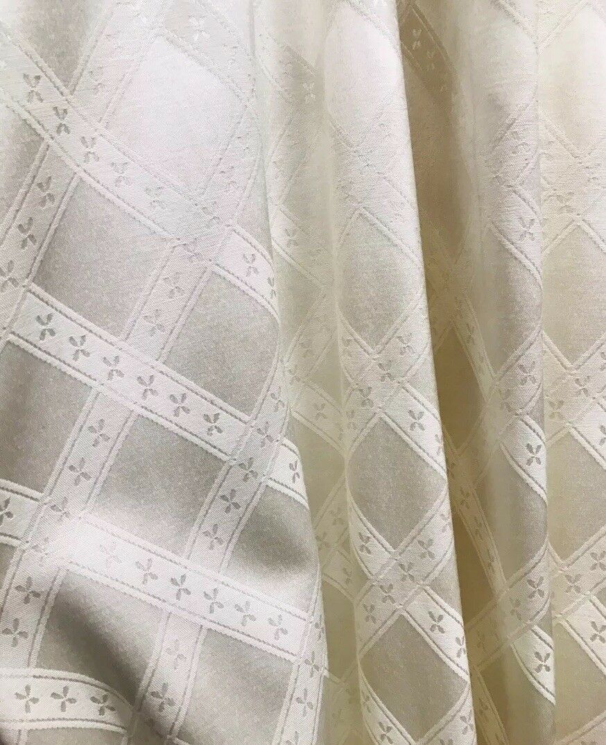 NEW SALE! Lady Beth Designer Brocade Drapery Fabric- Ivory- Upholstery Damask - Fancy Styles Fabric Pierre Frey Lee Jofa Brunschwig & Fils