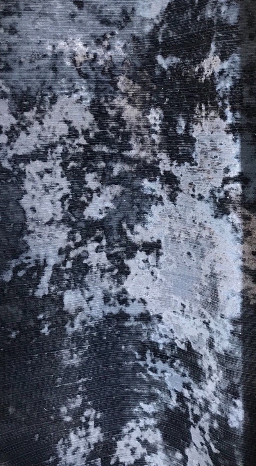 SWATCH- Designer Made In Belgium Crushed Velvet Upholstery Fabric - Navy Blue - Fancy Styles Fabric Pierre Frey Lee Jofa Brunschwig & Fils