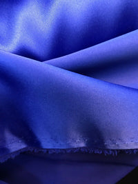 NEW Designer 100% Silk Charmeuse Fabric - Blue- Medium weight- Sold by yard - Fancy Styles Fabric Pierre Frey Lee Jofa Brunschwig & Fils