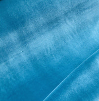 NEW Designer Soft Velvet Upholstery Fabric - Turquoise - By the yard - Fancy Styles Fabric Boutique
