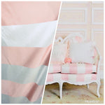 NEW Rose Gold Pink Stripe Designer Satin Upholstery Fabric- Lightweight - Fancy Styles Fabric Pierre Frey Lee Jofa Brunschwig & Fils