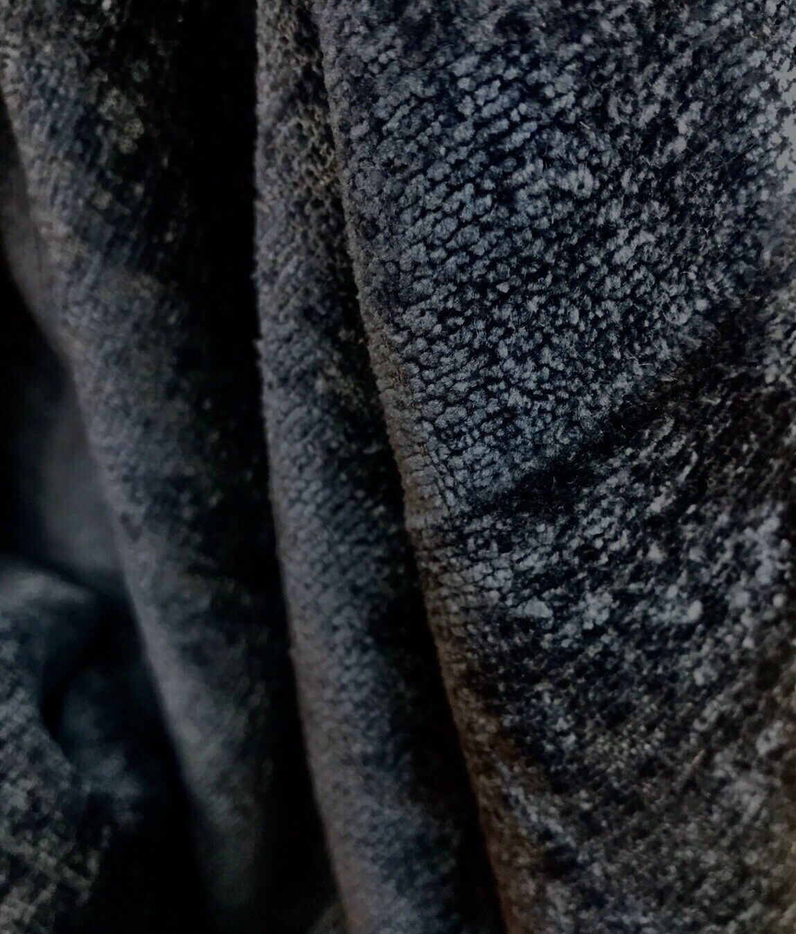 Designer Super Thick And Soft Chenille Velvet Fabric - Upholstery Grey BTY - Fancy Styles Fabric Pierre Frey Lee Jofa Brunschwig & Fils
