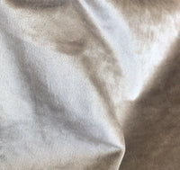 Prince Calvin Designer Velvet Upholstery & Drapery Fabric -Light Taupe Grey- By The Yard - Fancy Styles Fabric Pierre Frey Lee Jofa Brunschwig & Fils