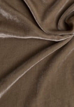 Designer Silk Rayon Velvet Fabric Warm Taupe - By The Yard - Fancy Styles Fabric Pierre Frey Lee Jofa Brunschwig & Fils