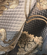 NEW Princess Clara Designer Satin Damask Upholstery Drapery Fabric - Ivory BTY - Fancy Styles Fabric Pierre Frey Lee Jofa Brunschwig & Fils