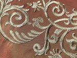 SALE! Designer 100% Silk Taffeta Interior Design Fabric - Antique Orange - Fancy Styles Fabric Pierre Frey Lee Jofa Brunschwig & Fils