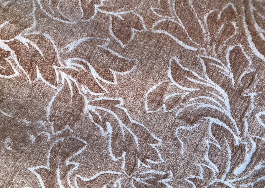 SALE! Designer Velvet Chenille Burnout Fabric - Antique Dusty Peach - Fancy Styles Fabric Pierre Frey Lee Jofa Brunschwig & Fils