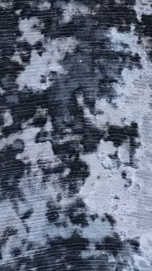 SWATCH- Designer Made In Belgium Crushed Velvet Upholstery Fabric - Navy Blue - Fancy Styles Fabric Pierre Frey Lee Jofa Brunschwig & Fils