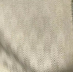Countess Claire Designer Upholstery Herringbone Chevron Pattern Tweed Fabric -Beige Natural - Fancy Styles Fabric Pierre Frey Lee Jofa Brunschwig & Fils