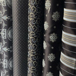 Duke Joseph Designer Brocade Satin Fabric Brown, Pale Blue, Gold - Damask G3 - Fancy Styles Fabric Pierre Frey Lee Jofa Brunschwig & Fils