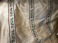 SALE! Designer 100% Silk Taffeta Interior Design Fabric - Embroidery Beige - Fancy Styles Fabric Pierre Frey Lee Jofa Brunschwig & Fils