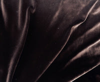 Designer Heavy Weight Velvet Upholstery Fabric- Chocolate Brown By The Yard - Fancy Styles Fabric Pierre Frey Lee Jofa