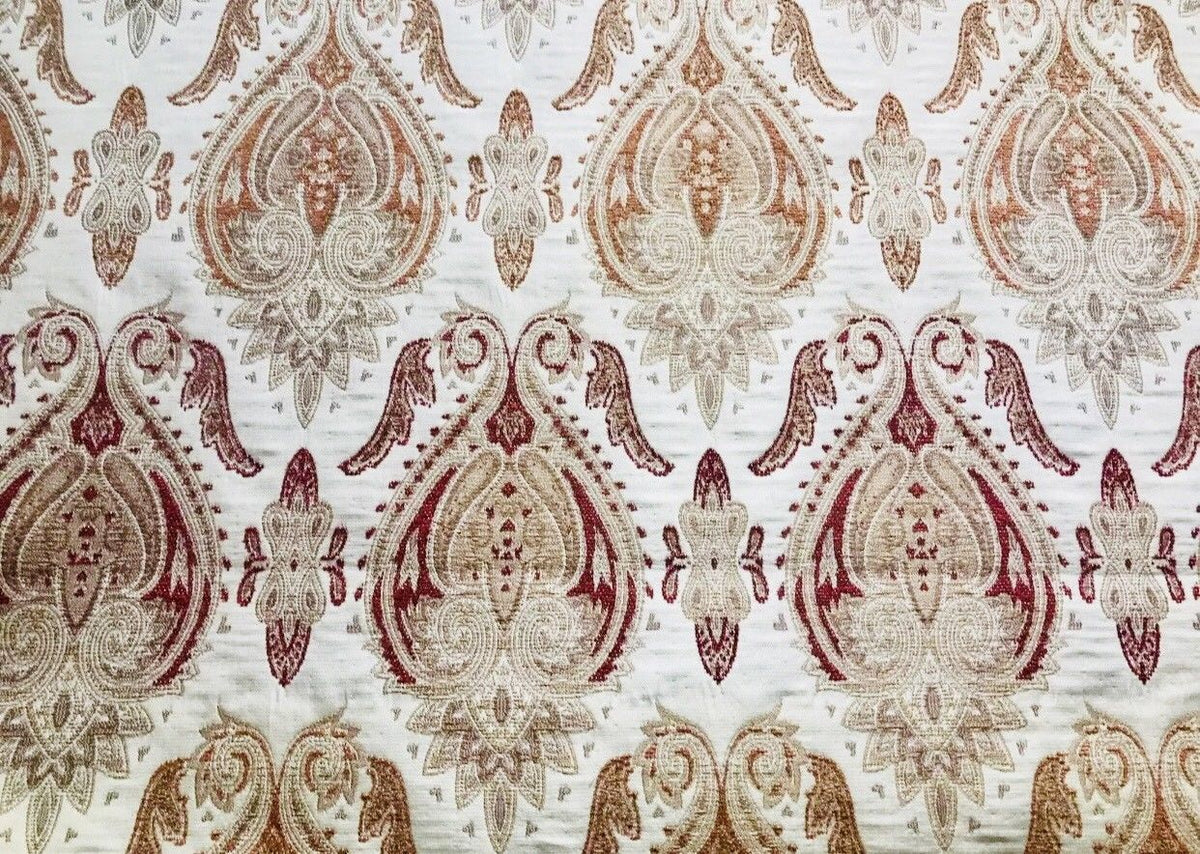 SWATCH Designer Brocade Damask Fabric - Antique Floral - Upholstery - Fancy Styles Fabric Pierre Frey Lee Jofa Brunschwig & Fils