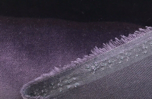 NEW! Designer Soft Heavy Weight Velvet Fabric -Plum Purple - Upholstery BTY - Fancy Styles Fabric Pierre Frey Lee Jofa Brunschwig & Fils