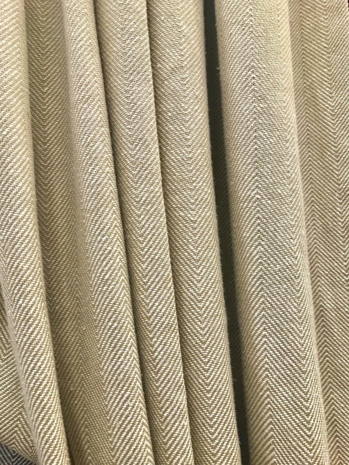 NEW Countess Cora Novelty Designer Herringbone Chevron Upholstery & Drapery Tweed Fabric - Camel - Fancy Styles Fabric Pierre Frey Lee Jofa Brunschwig & Fils